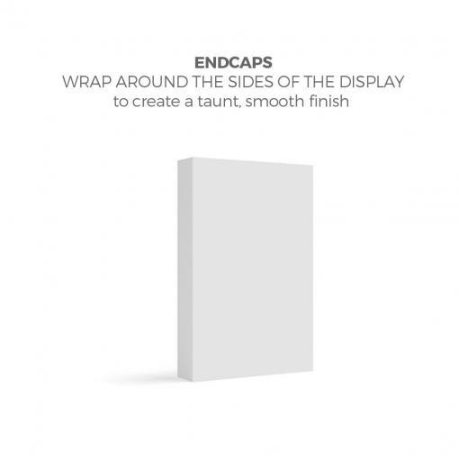FabTex 2 Double Frame Popup Display of23f endcaps