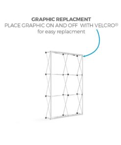 FabTex 2 Double Frame Popup Display of23f frame velcro