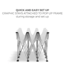 FabTex 2 Double Frame Popup Display of43c display frame