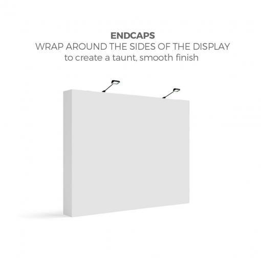 FabTex 2 Double Frame Popup Display of43f endcaps