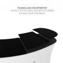 FabTex Infodesk counter curved countertop