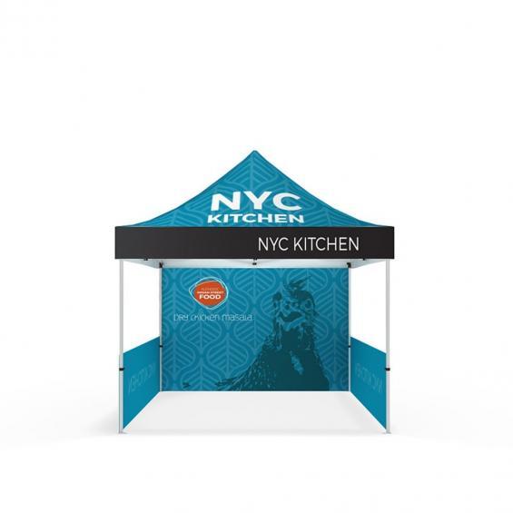 FabTex custom outdoor branded popup tent gazebo 10ft b