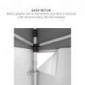 FabTex custom outdoor branded popup tent gazebo 10ft e
