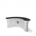 FabTex infodesk counter trade show event information desk 4 curved convex back