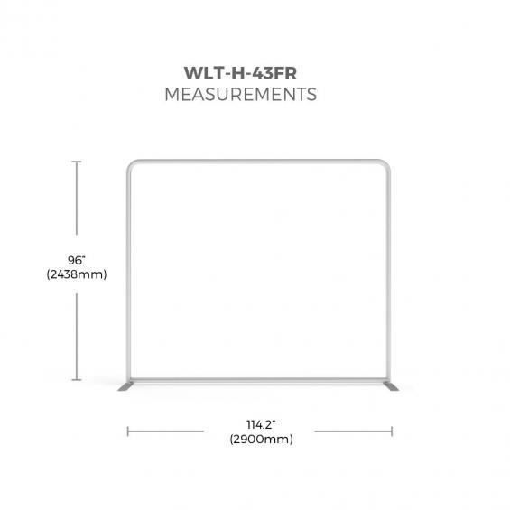 FabTex wavelight backlit display frame size 43f