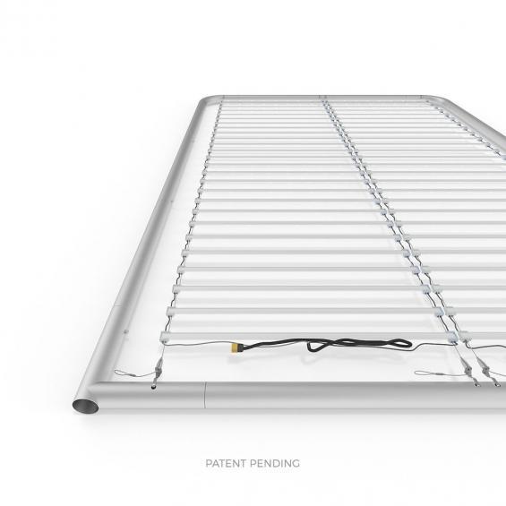 FabTex wavelight backlit display stand led lights frame