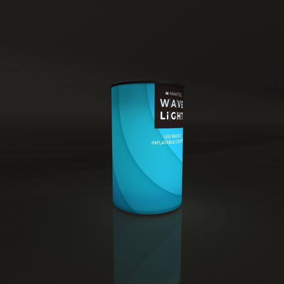 WaveLight Inflatable LED Backlit Counter Circular 01