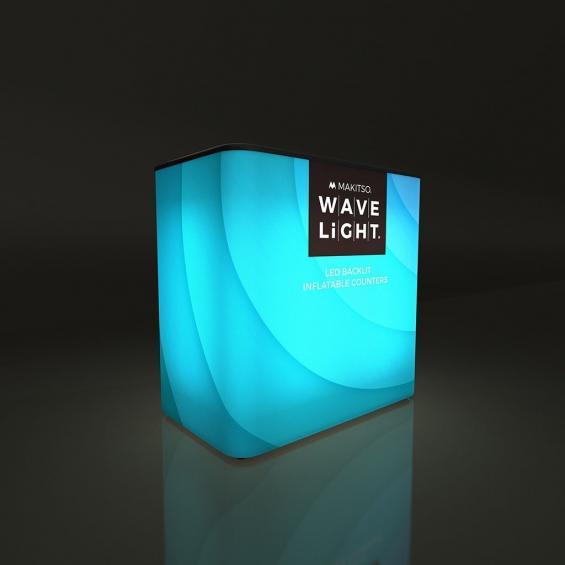 WaveLight Inflatable LED Backlit Counter Rectangular 02