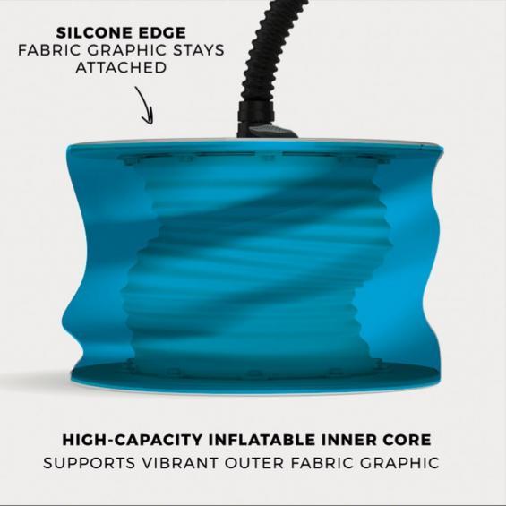 WaveLight Inflatable LED Backlit Counter Silcone Edge