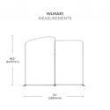 FabTex Exhibition Stand Kit 3m wlmae1 framework