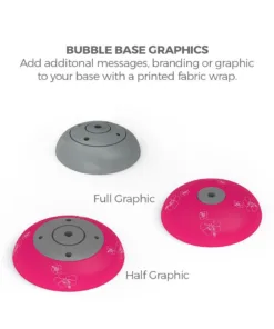 FabTex blade flag xl promo advertising feather flag bubble graphics