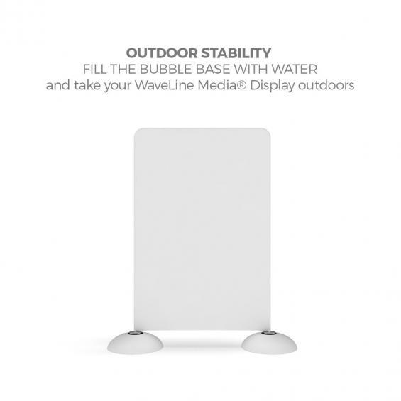 FabTex display bubble base water fill outdoors