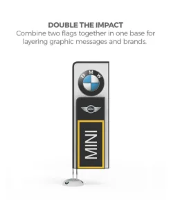 FabTex flagstand promo advertising f flag combined