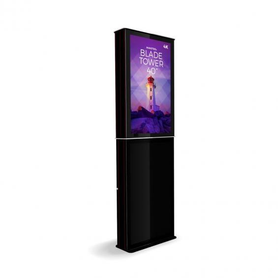 iD blade tower digital signage kiosk 4k 40 b2