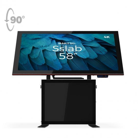 iD sslab pro digital signage kiosk 4k 58 b