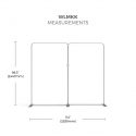 FabTex Exhibition Stand Kit 3m wlmkk framework