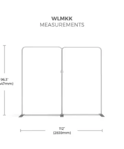 FabTex Exhibition Stand Kit 3m wlmkk framework