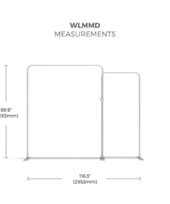 FabTex Exhibition Stand Kit 3m wlmmd framework