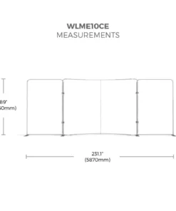 FabTex Exhibition Stand Kit 6m wlme10ce framework