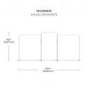 FabTex Exhibition Stand Kit 6m wlmnkn framework