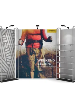 FabTex Retail merchandiser pop up store display 14ft n 2