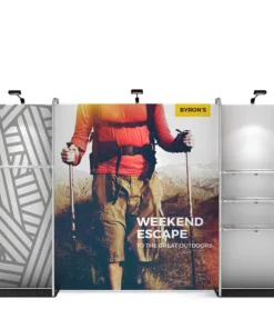 FabTex Retail merchandiser pop up store display 14ft n