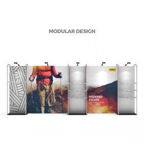 FabTex Retail merchandiser pop up store display modular design