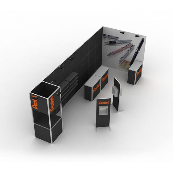 Clever Frame Modular Exhibition Display Stand 20