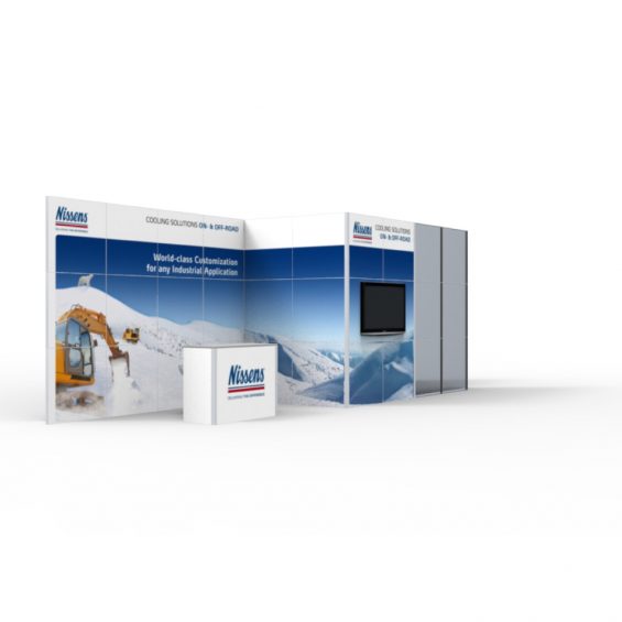 Clever Frame Modular Exhibition Display Stand 4