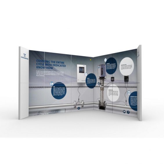 Clever Frame Modular Exhibition Stand 1