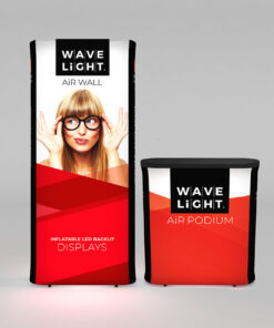 wavelight air wall podium inflatable backlit display 08
