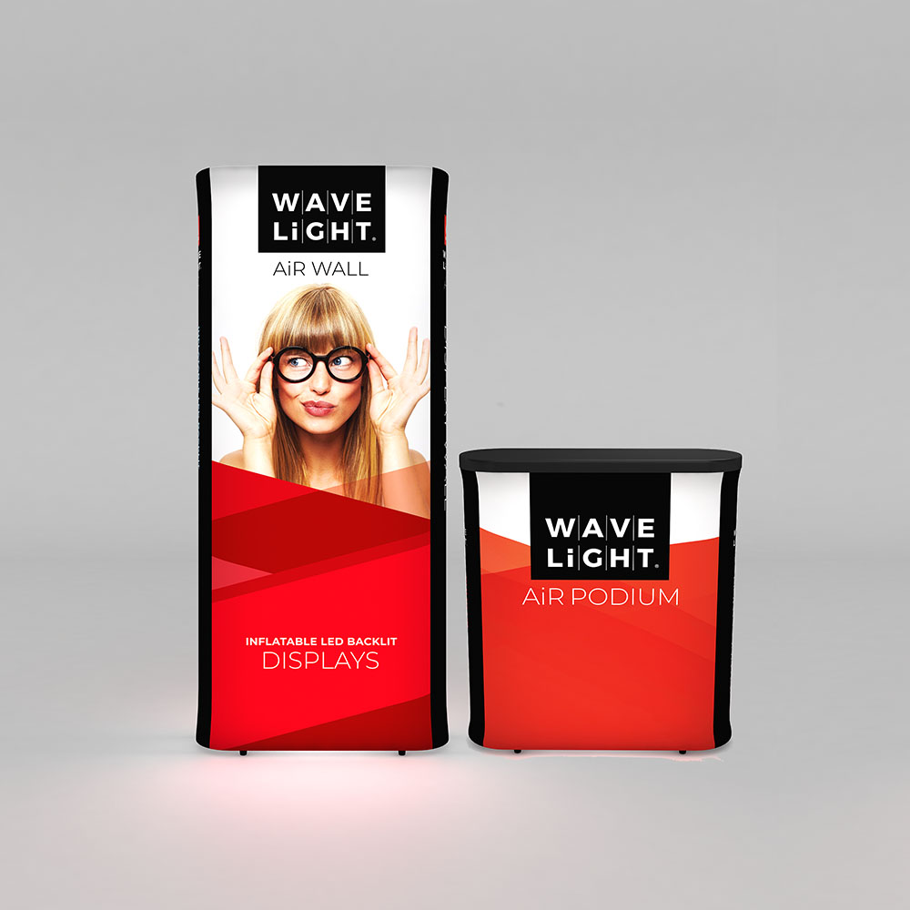 wavelight air wall podium inflatable backlit display 08