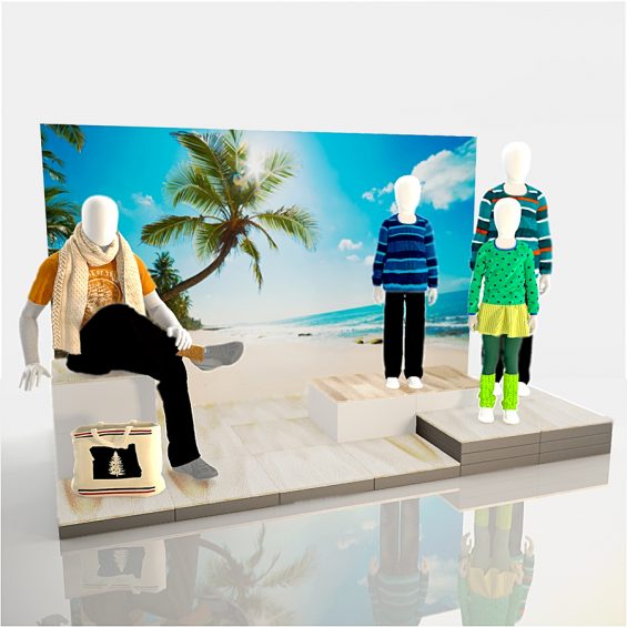 EasyCubes Fashion Display