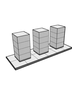 Expo Display 12 Cubes 15 Floors 15 Covers and 15 Clips 1