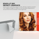 Lumin8 Infinity Lightbox Edge Lit Graphic compressor