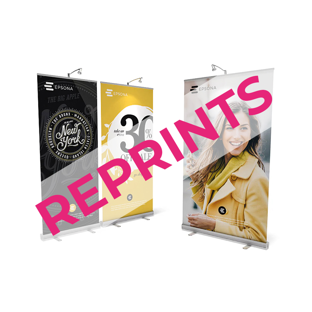 Roller banner reprints