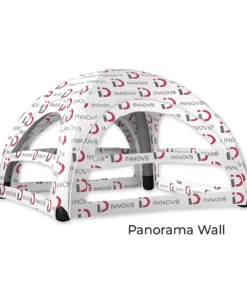Panorama wall fully branded