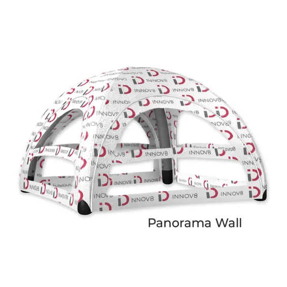 Panorama wall fully branded