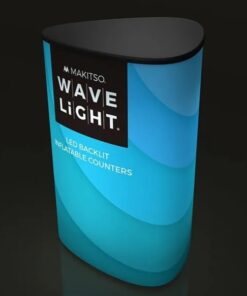 WaveLight Inflatable LED Backlit Counter Triangular Graphic