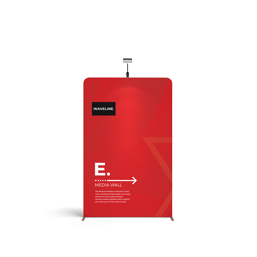 waveline media tension fabric display walls E
