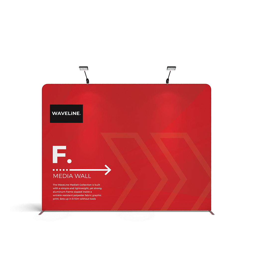 waveline media tension fabric display walls F