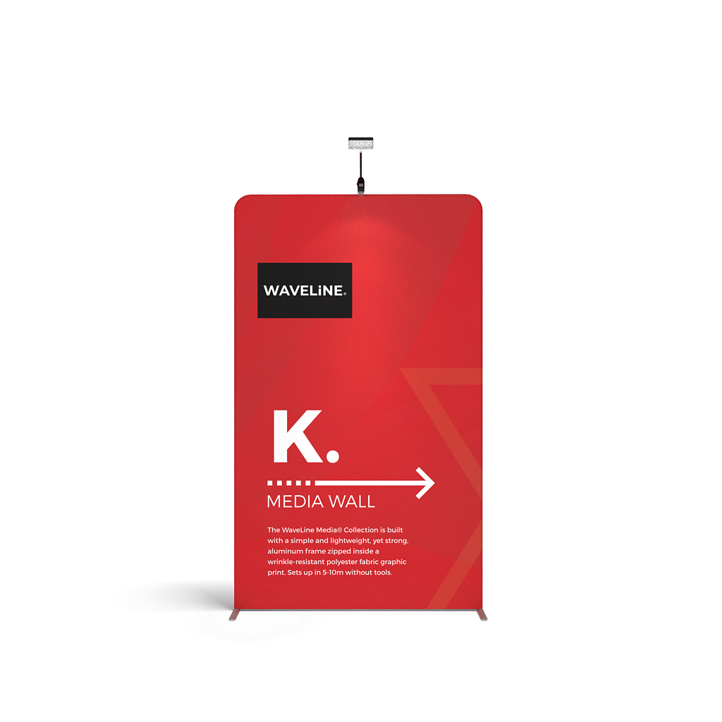 waveline media tension fabric display walls K