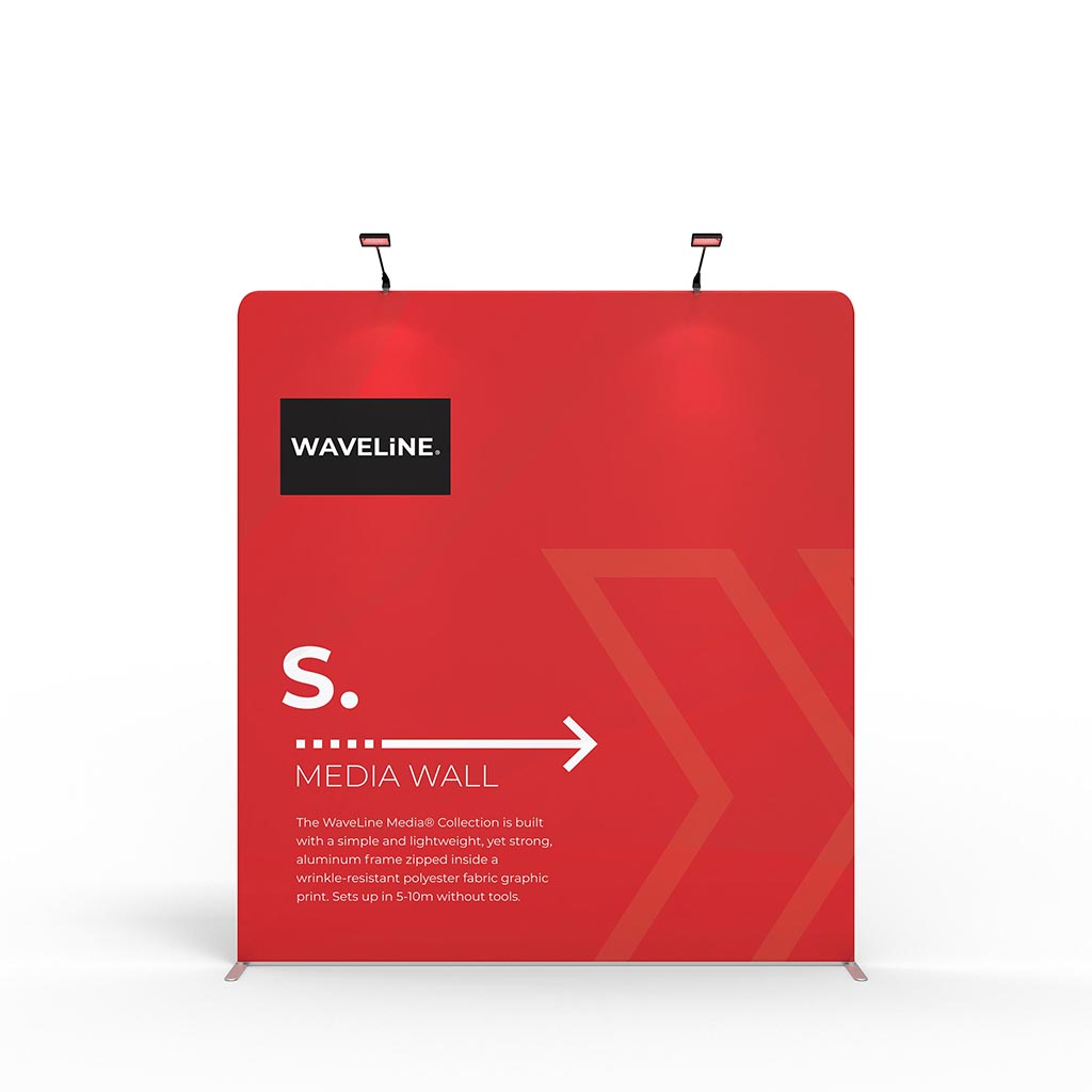 waveline media tension fabric display walls S