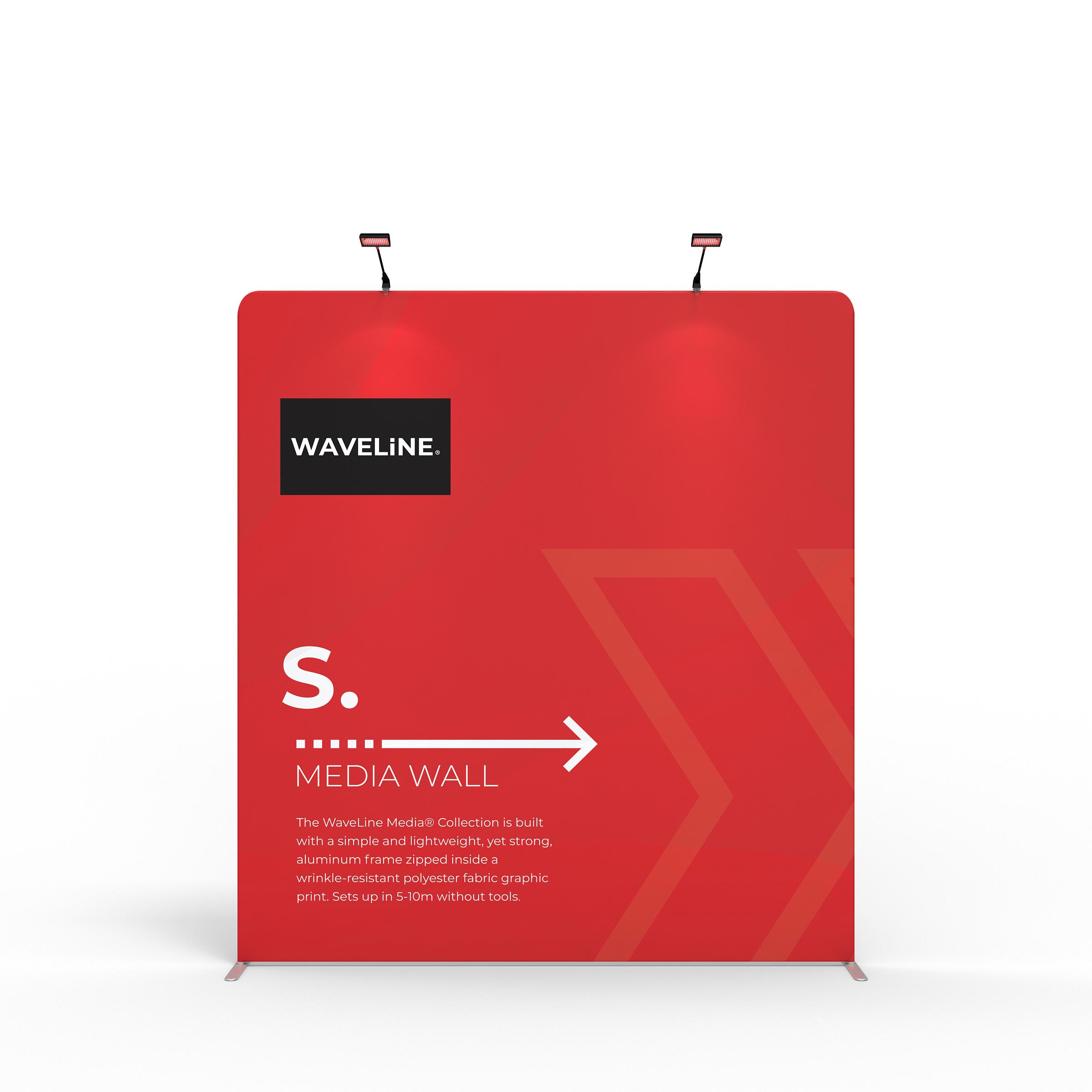 waveline media tension fabric display walls S