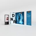 Infinity DNA L e seg light box display wall