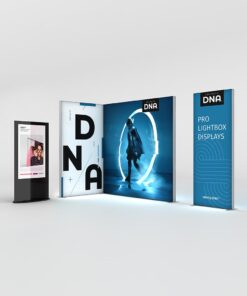 Infinity DNA L e seg light box display wall