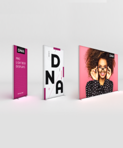 infinity dna pro L e seg modular light box displays branding