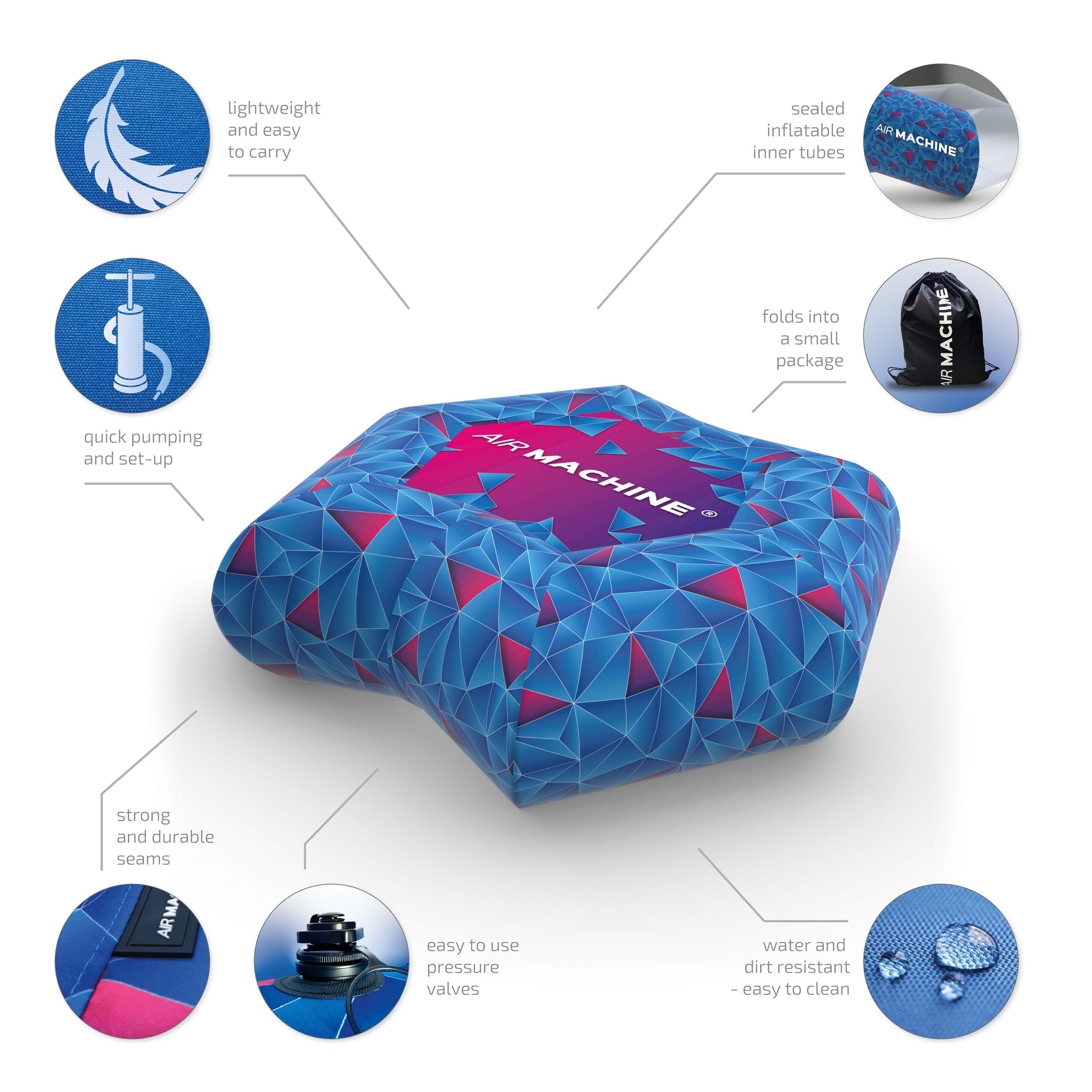chill furnitures pouf features