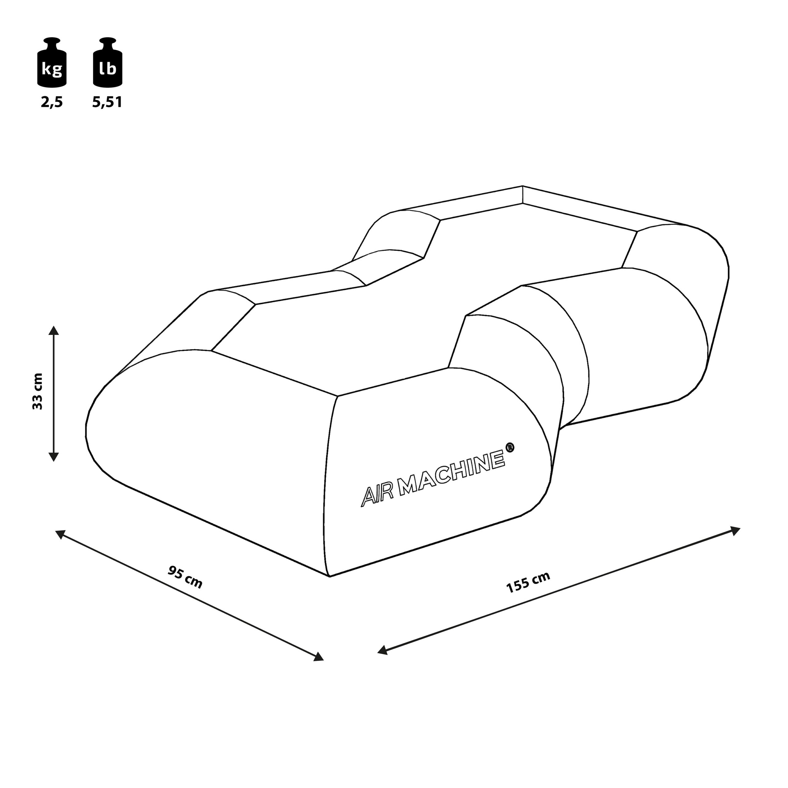 chill furnitures seat dimmensions