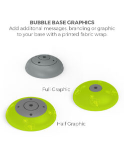 waveline blade flag xl promo advertising feather flag bubble graphics